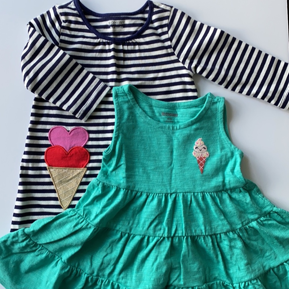 NWOT Gymboree Ice Cream Dress Bundle
